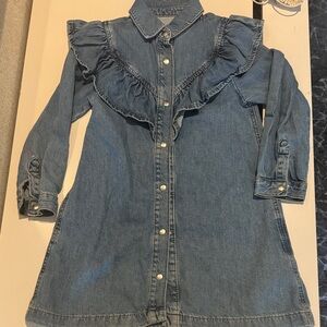 Zara Blue Denim Kids Dress